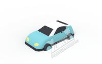 Фигура Кроссовер LRA-04 MAXI из резиновой крошки