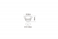 Светильник ДАУНЛАЙТ SMD IP44 20 Вт LE-СВО-16-020-7586-44Д
