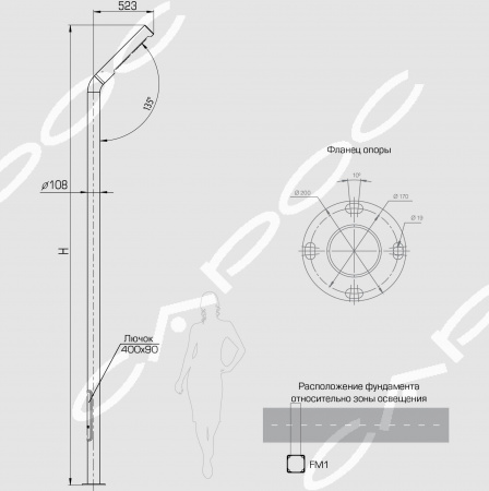 Светодиодная система уличного освещения Стик 108 STICK 108 60 – №2