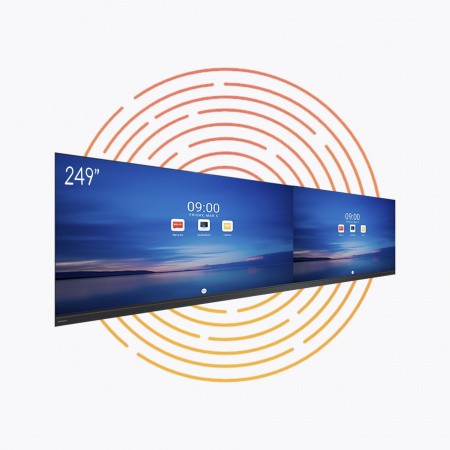 Светодиодный экран QStech All-in-One XWALL PLUS 249-15, шаг пикселя 1.59 мм, разрешение 3840х1080, размер 6114x1832x31 мм, яркость 550 нит, ОС Android, встроенная звуковая система 2х30 Вт, интегрированный контроллер. Интерфейсы – HDMI, USB-A, USB-C, WI-FI – №1