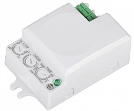 Датчик движения ДД-МВ401 500Вт 360град 8м IP20 белый IEK – №1